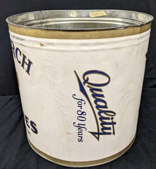 25# PAPER LABEL CANDY TIN BIN MONARCH TOFFEE REID MURDOCH CHICAGO ILLINOIS