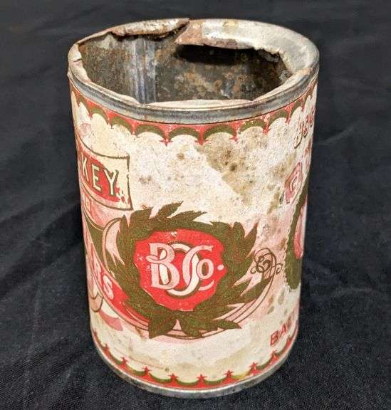 PAPER LABEL TIN CAN JOCKEY BRAND OYSTERS BALTIMORE OYSTER CO