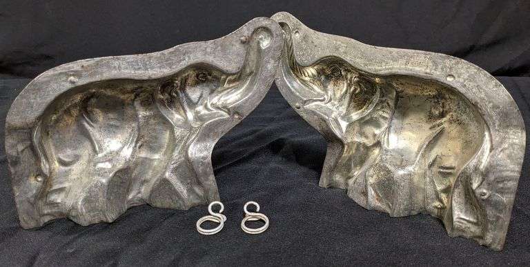 ANTIQUE CHOCOLATE MOLD ELEPHANT