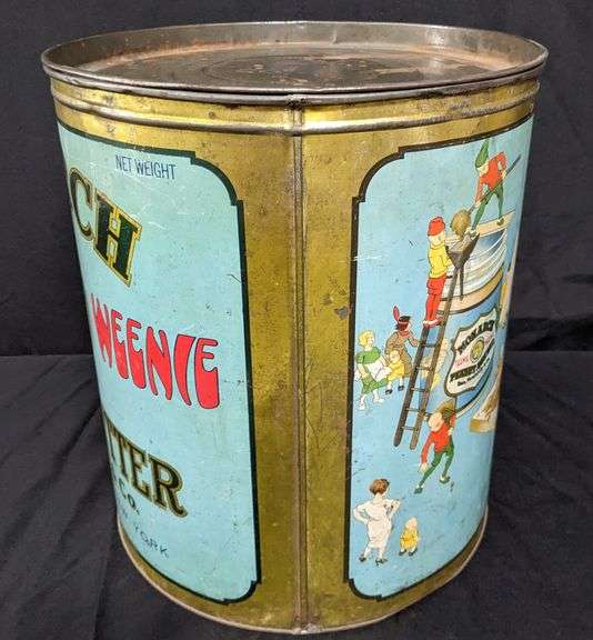 55# TIN BIN MONARCH TEENIE WEENIE PEANUT BUTTER REID MURDOCH CHICAGO IL