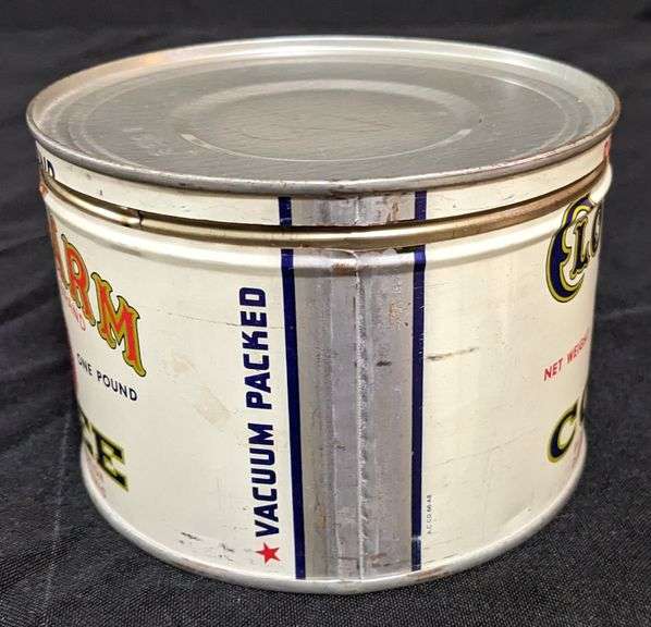 1# TIN COFFEE CAN CLOVER FARM CLEVELAND OHIO