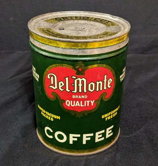 2# TIN CAN DEL MONTE COFFEE SAN FRANCISCO CALIFORNIA