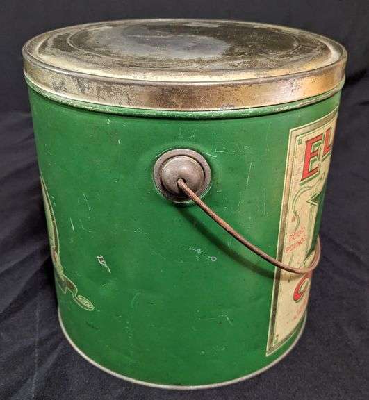 4# TIN CAN ELEPHANT BRAND JEWETT & SHERMAN CO MILWAUKEE WISCONSIN