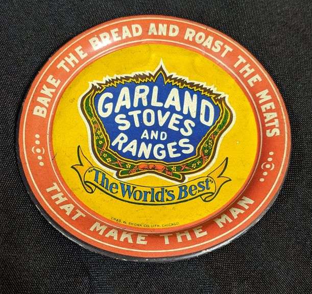 TIN TIP TRAY GARLAND STOVES AND RANGES