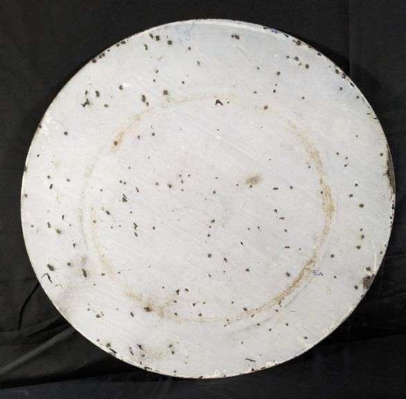 PORCELAIN SIGN USA MOTOR OIL RICHARDSON'S GASOLINES (QUINCY ILLINOIS)