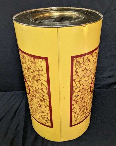 25# TIN COUNTRY STORE BIN FISHERS SALTED PEANUTS ST PAUL MINNESOTA