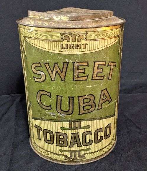 COUNTRY STORE TIN BIN SWEET CUBA TOBACCO