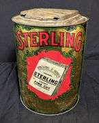 COUNTRY STORE TIN BIN STERLING TOBACCO