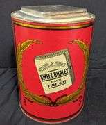 COUNTRY STORE TIN BIN DARK SWEET BURLEY TOBACCO