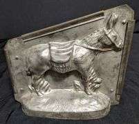ANTIQUE CHOCOLATE MOLD MEXICAN PACK DONKEY