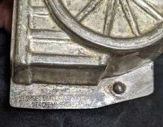 ANTIQUE CHOCOLATE MOLD HORSE DRAWN WAGON ANTON REICHE DRESDEN
