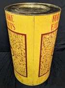25# TIN COUNTRY STORE BIN FISHER'S SALTED PEANUTS ST PAUL MINNESOTA