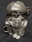 ANTIQUE CHOCOLATE MOLD ODD LOOKING YOUNG PERSON