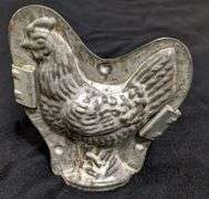 ANTIQUE CHOCOLATE MOLD HEN CHICKEN