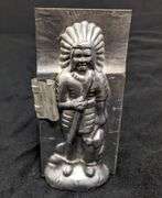 ANTIQUE CHOCOLATE MOLD NATIVE AMERICAN INDIAN CHIEF