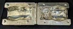 ANTIQUE CHOCOLATE MOLD OWL BIRD