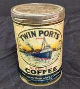 1# TIN CAN TWIN PORTS COFFEE THE EIMON MERCANTILE CO SUPERIOR WISCONSIN
