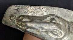 ANTIQUE CHOCOLATE MOLD ALLIGATOR LE TANG FILS