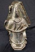 LARGE ANTIQUE CHOCOLATE MOLD SANTA CLAUS SAINT NICK CHRISTMAS