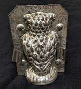 ANTIQUE CHOCOLATE MOLD OWL BIRD