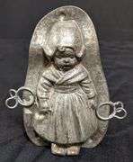 ANTIQUE CHOCOLATE MOLD DUTCH GIRL ANTON REICHE DRESDEN