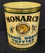 COUNTRY STORE SIZE TIN BIN MONARCH TEENIE WEENIE TOFFIES REID MURDOCH CHICAGO IL