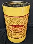 25# TIN COUNTRY STORE BIN FISHERS SALTED PEANUTS ST PAUL MINNESOTA