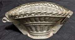 ANTIQUE CHOCOLATE MOLD WICKER BASKET ANTON REICHE DRESDEN