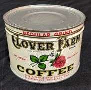 1# TIN COFFEE CAN CLOVER FARM CLEVELAND OHIO