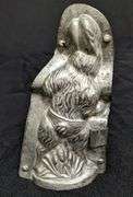 ANTIQUE CHOCLATE MOLD BOXER BOXING EASTER BUNNY RABBIT ENSCHEDE