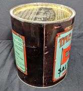 10# TIN BIN PLANTERS PENNANT SALTED PEANUTS WILKES BARRE PENNSYLVANIA