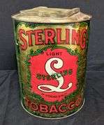 COUNTRY STORE TIN BIN STERLING TOBACCO
