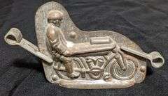 ANTIQUE CHOCOLATE MOLD MANON MOTORCYCLE ANTON REICHE DRESDEN