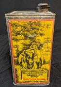 1 GAL TIN CAN WELLS & RICHARDSON CO'S DANDELION BRAND BUTTER COLOR BURLINGTON VERMONT