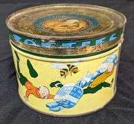 1# CANDY TIN CAN MONARCH TEENIE WEENIE TOFFEES REID MURDOCH CO CHICAGO