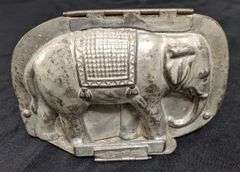 ANTIQUE CHOCOLATE MOLD CIRCUS ELEPHANT ANTON REICHE DRESDEN