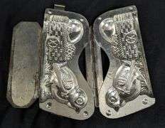 ANTIQUE CHOCOLATE MOLD EASTER CHICK PULLING EGG WAGON H WALTER BERLIN