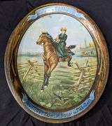 PREPRO TIN TRAY BLUE RIBBON KENTUCKY BOURBON