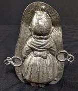 ANTIQUE CHOCOLATE MOLD DUTCH GIRL ANTON REICHE DRESDEN