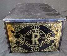15# COUNTRY STORE SIZE FAIRY MARSHMALLOW TIN BIN