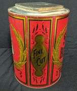 COUNTRY STORE TIN BIN DARK SWEET BURLEY TOBACCO