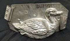 ANTIQUE CHOCOLATE MOLD DUCK WATERFOWL BIRD