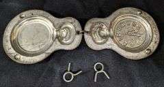 ANTIQUE CHOCOLATE MOLD POCKET WATCH ANTON REICHE DRESDEN