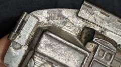 ANTIQUE CHOCOLATE MOLD TRAIN LOCOMOTIVE ANTON REICHE DRESDEN
