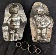 ANTIQUE CHOCOLATE MOLD ODD LOOKING YOUNG PERSON