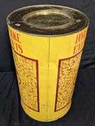 25# TIN COUNTRY STORE BIN FISHER'S SALTED PEANUTS ST PAUL MINNESOTA