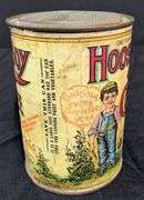 1# PAPER LABEL TIN CAN HOOSIER BOY COFFEE INDIANAPOLIS INDIANA