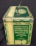 GREEN TURTLE CIGARS TIN 3 FOR 5¢ GORDON CIGAR & CHEROOT CO PATTERSON BROS RICHMOND VA