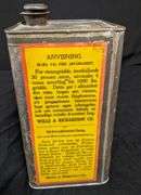 1 GAL TIN CAN WELLS & RICHARDSON CO'S DANDELION BRAND BUTTER COLOR BURLINGTON VERMONT