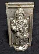 ANTIQUE CHOCOLATE MOLD CHRISTMAS SANTA CLAUS SAINT NICK THOS MILLS & CO INC PHILA PA